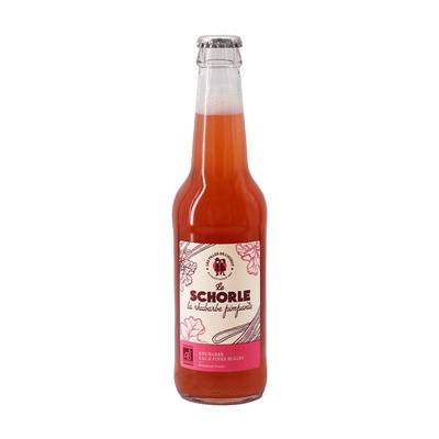 Les Filles De L'Ouest Limonade Le Schorle Rhubarbe Pimpante bio, 33cl