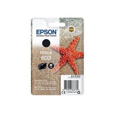 Epson Cartouches d'encre noire - Etoile de mer 603, 1  cartouche