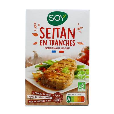 Soy Seitan en Tranches Bio, 2x125g