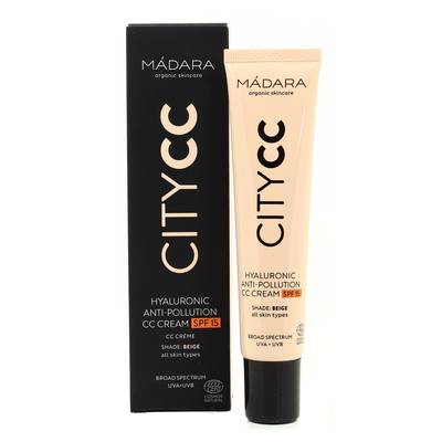Madara Hyaluronic CC crème anti-pollution SPF 15, Beige 40 ml