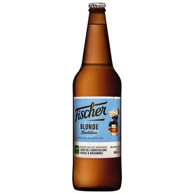 Fischer Bière blonde tradition 6°, 66cl