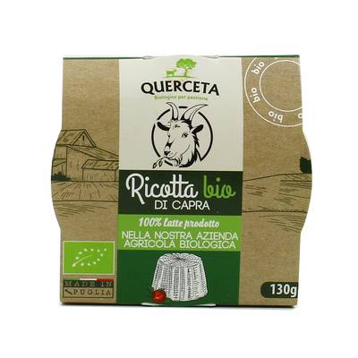 Querceta Ricotta au Lait de Chèvre, Bio, 130g