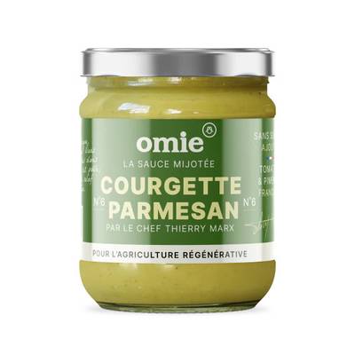 Omie Sauce Courgettes Parmesan Bio - Par le Chef Thierry Marx, 190g