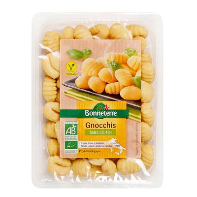 Bonneterre Gnocchi Bio Sans Gluten et Vegan, 350g
