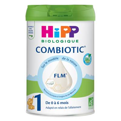 Hipp Lait bébé en poudre Combiotic FLM  Bio 1er âge, 0-6 mois, 800g