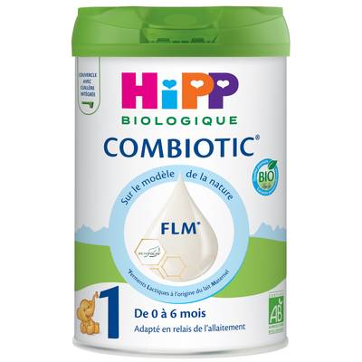 Hipp Lait bébé en poudre Combiotic FLM  Bio 1er âge, 0-6 mois, 800g