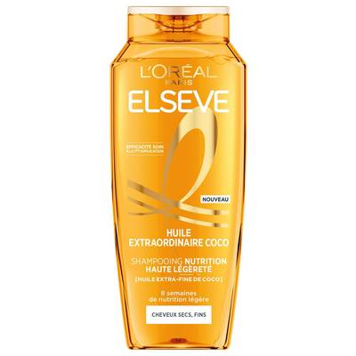 Elsève Shampooing Huile Extraordinaire Coco, 250ml