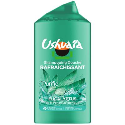 Ushuaïa Shampooing Douche Rafraîchissant Eucalyptus, 300ml