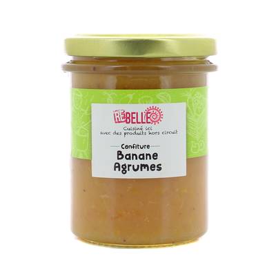 Re-Belle Confiture Banane Agrumes, 230g