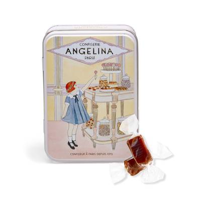 Angelina Paris Boite Caramels au beurre salé, 150g