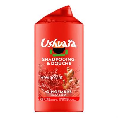 Ushuaïa Shampooing Revigorant au Gingembre du Sri Lanka, 300ml