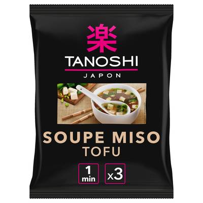 3229820181349 - Tanoshi - Japon - Soupe Miso au tofu - Instantanée