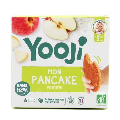 Yooji Pancake pomme Bio, 120g