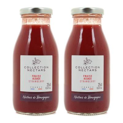 Nectars de Bourgogne Nectar de Fraise d'Alsace, 2x25cl