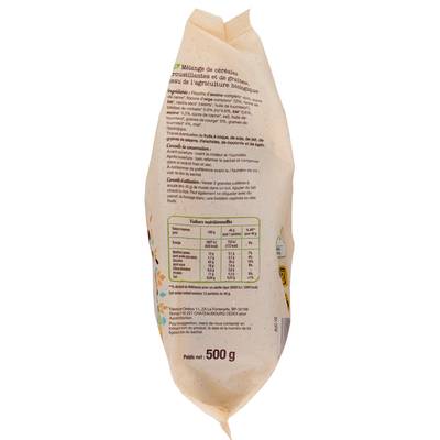 Auchan BIO Muesli de céréales croustillant bio, 500g