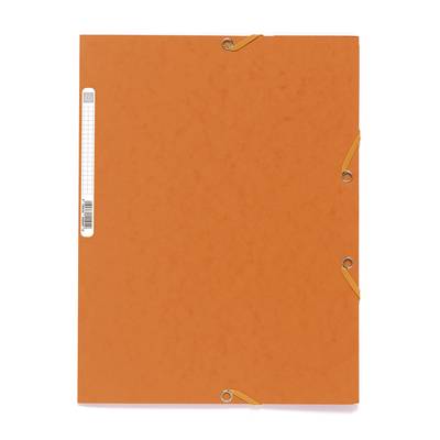 Exacompta Chemise plate à élastique 24 x 32 cm orange, 1  chemise
