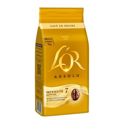 L'or Espresso Café en grains 100% arabica, 1KG