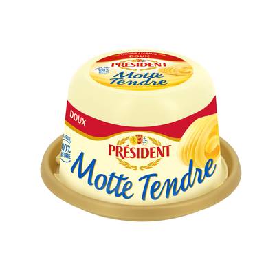Président La motte tendre, beurre doux, 250g