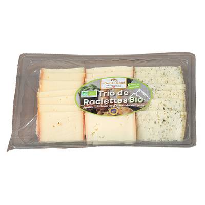 3309480060250 - La Dent Du Chat - Raclette 3 saveurs bio tranche (nature, fumée, ail des ours) IGP