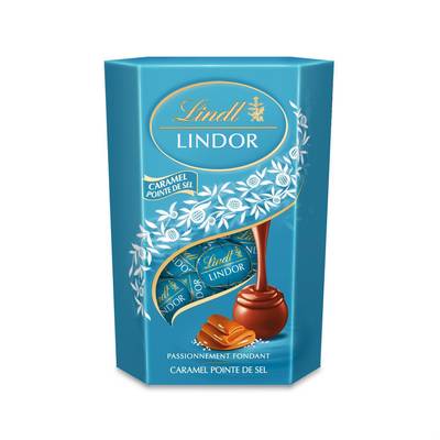 Lindt Caramel pointe de sel, 200g