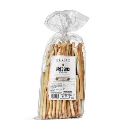 Marius, L'Épicerie Inspirée Gressins à l'huile d'olive, 250g