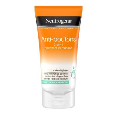 Neutrogena Nettoyant et masque 2en1 visibly clear spot proof, 150ml