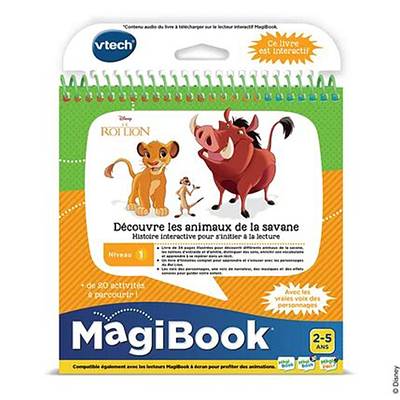 3417764623050 - Magibook - Vtech - Livre éducatif Le Roi Lion - Découvre les animaux de la savane