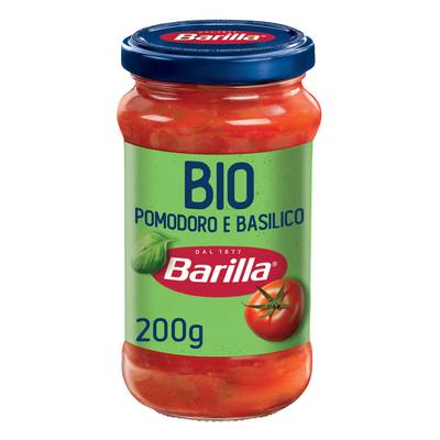 Barilla Bio Sauce Tomates Basilic Bio, 200g
