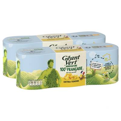 Géant Vert Maïs extra tendre, Lot de 2x3x140g