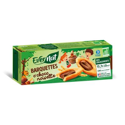 Evernat Barquette o'choco noisette bio, 120g