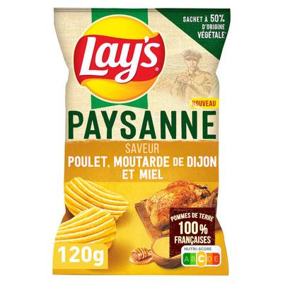 Lay's chips moutarde poulet miel 120g, 120g