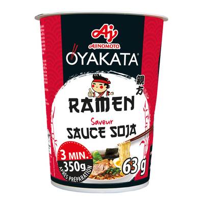 Oyakata Soupe Nouilles Ramen Saveur soja en cup, 63g