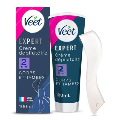 Veet Expert Crème Dépilatoire Corps et Jambes, 100ml