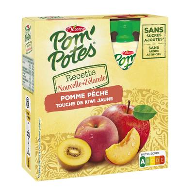 Pom Potes Compotes recette Nouvelle Zélande, 4x90g