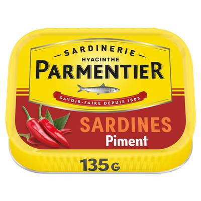 Parmentier Sardines à l'huile d'olive et piment, 135g