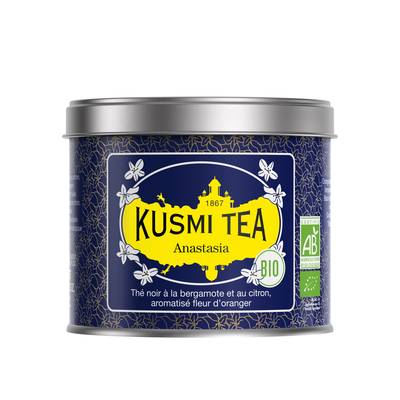 Kusmi Tea Anastasia Bio - boîte métal, 100g