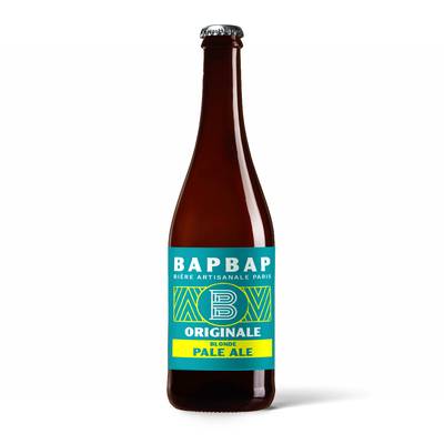 BAPBAP Bière Blonde Originale Pale Ale, 75cl