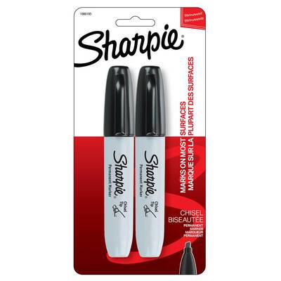 Sharpie Marqueur Noir, 2 marqueurs