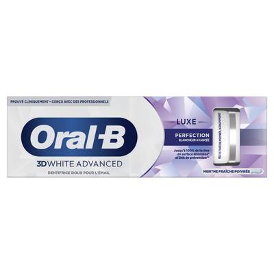Oral B Dentifrice 3D White Advanced Luxe Perfection, 75ml