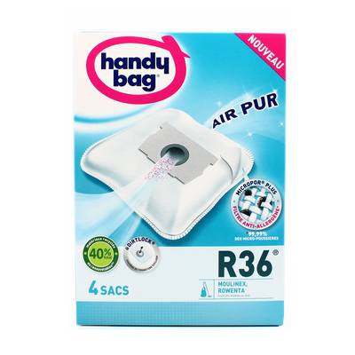 Handy Bag Sacs aspirateur R36 Rowenta, 4 sacs
