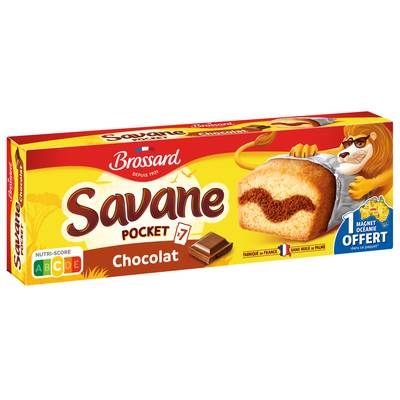 Savane Pocket chocolat x7, 210g