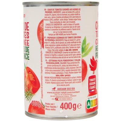 3596710023851 - Auchan - Chair de tomates cuisinée aux herbes de Provence