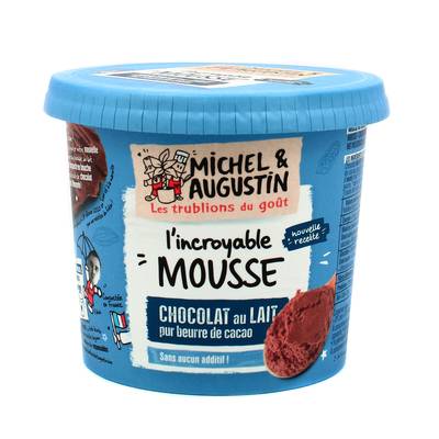 Michel et Augustin Mousse au chocolat au lait, 245g