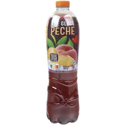 Auchan Thé glacé saveur pêche, 2L