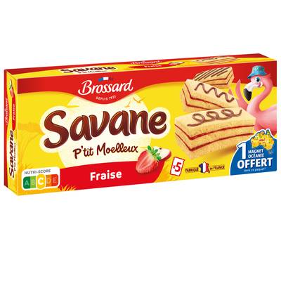 Savane P'tit Moelleux Fraise, 135g