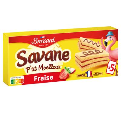 Savane P'tit Moelleux Fraise, 135g