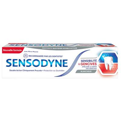 5054563050052 - Sensodyne - Dentifrice blancheur Sensibilité & Gencive