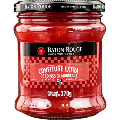 Baton rouge Confiture extra coings morceaux, 370g