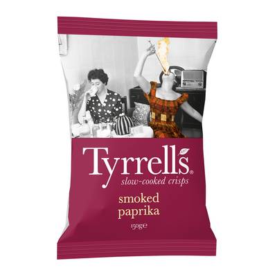 Tyrrell's Chips Paprika Fumé, 150g