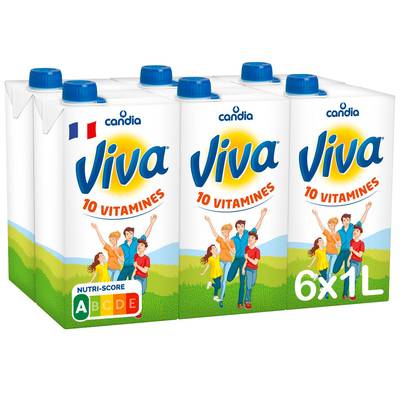 Candia Lait vitaminé 1.2%mg, 6x1l